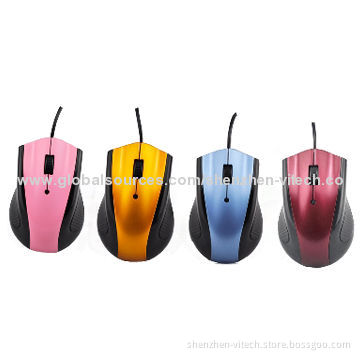 3D Optical Mice with 1,000dpi Optical Sensor, Suitable for Left and Right Hands, Easy to Use
